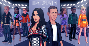 Kim Kardashian Hollywood branded virtual goods Balmain