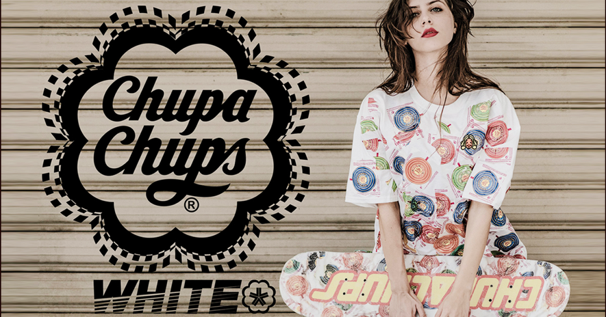 WHITE* is the new colour for Chupa Chups image