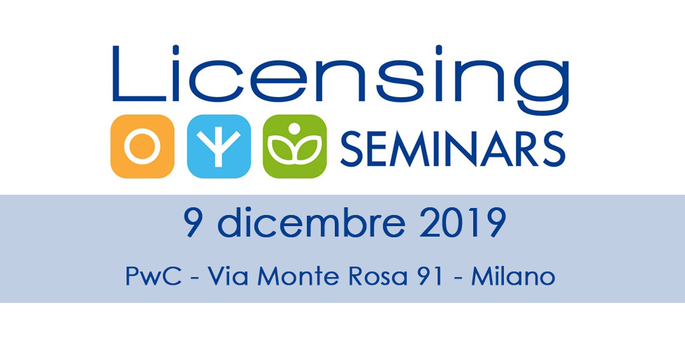 Save the date: Licensing Seminars, Milan 9th december 2019 image