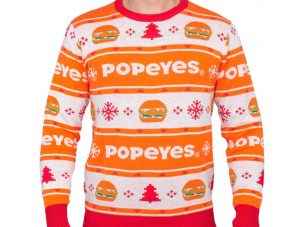 Popeye's sweater Newslinks Licensing International