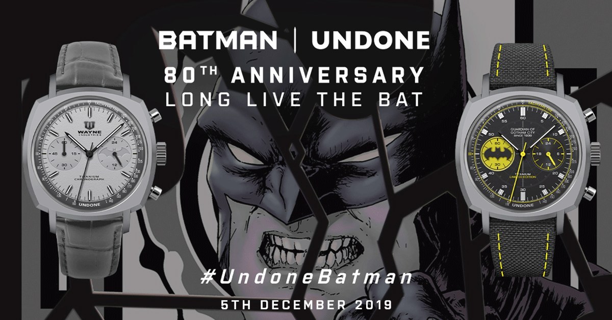 UNDONE x Batman 80th Anniversary Collection: LONG LIVE THE BAT image