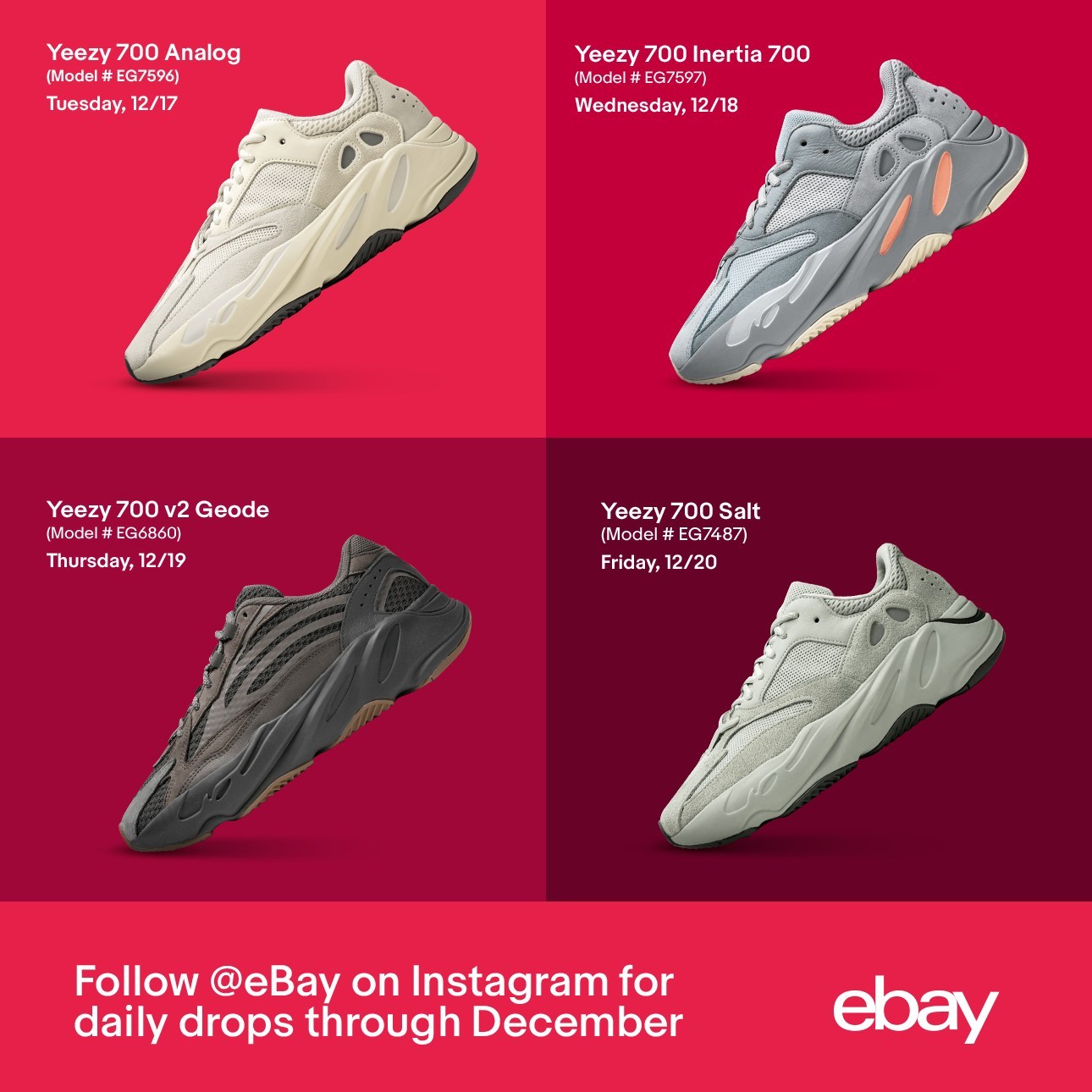 Yeezy 700 hot sale dec 18