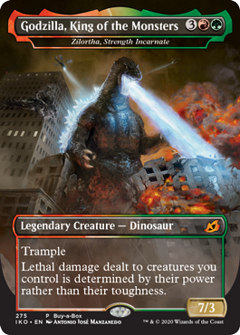 Wizards of the Coast Readies Magic The Gathering Godzilla Series in First Licensing Deal image