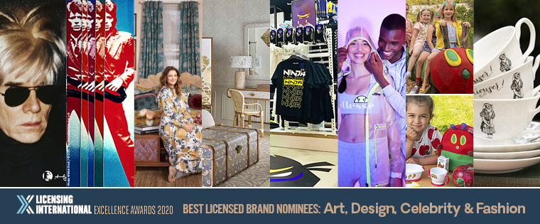 Nominees for Best Licensed Brand: Art, Design, Celebrity & Fashion image