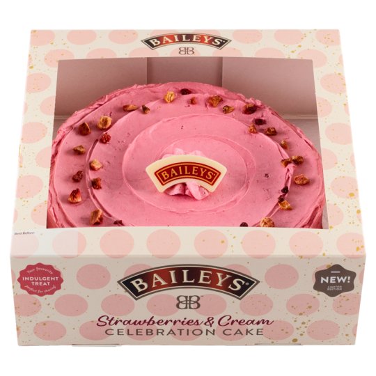 Finsbury Extends Diageo Range with Baileys Strawberries and Cream Celebration Cake image
