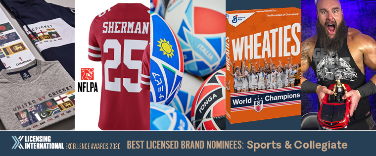 Nominees for Best Licensed Brand – Sports and Collegiate image