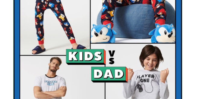 Sonic The Hedgehog and Peter Alexander in Australia and New Zealand Celebrate Dads and Sons with First Ever Brand Sleepwear Range image