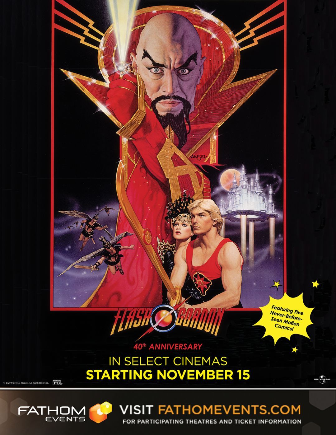 Flash is Back! King Features Celebrates the 40th Anniversary of the Original Flash Gordon Film image