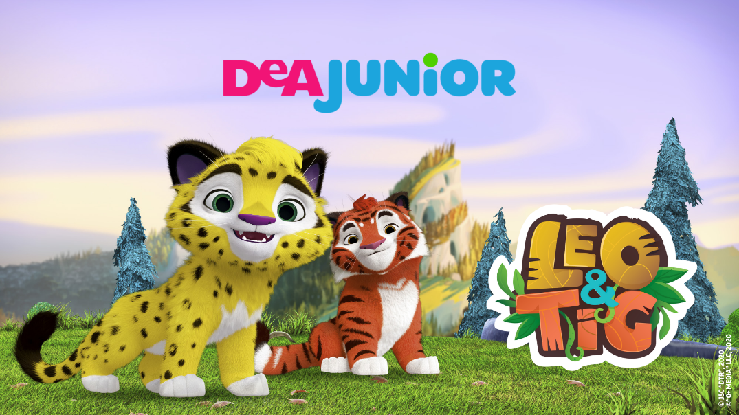 The episodes of the animated series Leo&Tig launch on the Italian channel  DeA Junior - Licensing International
