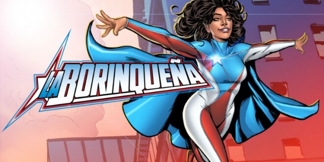  Puerto Rican Superhero La Borinquena Flies Into Licensing image