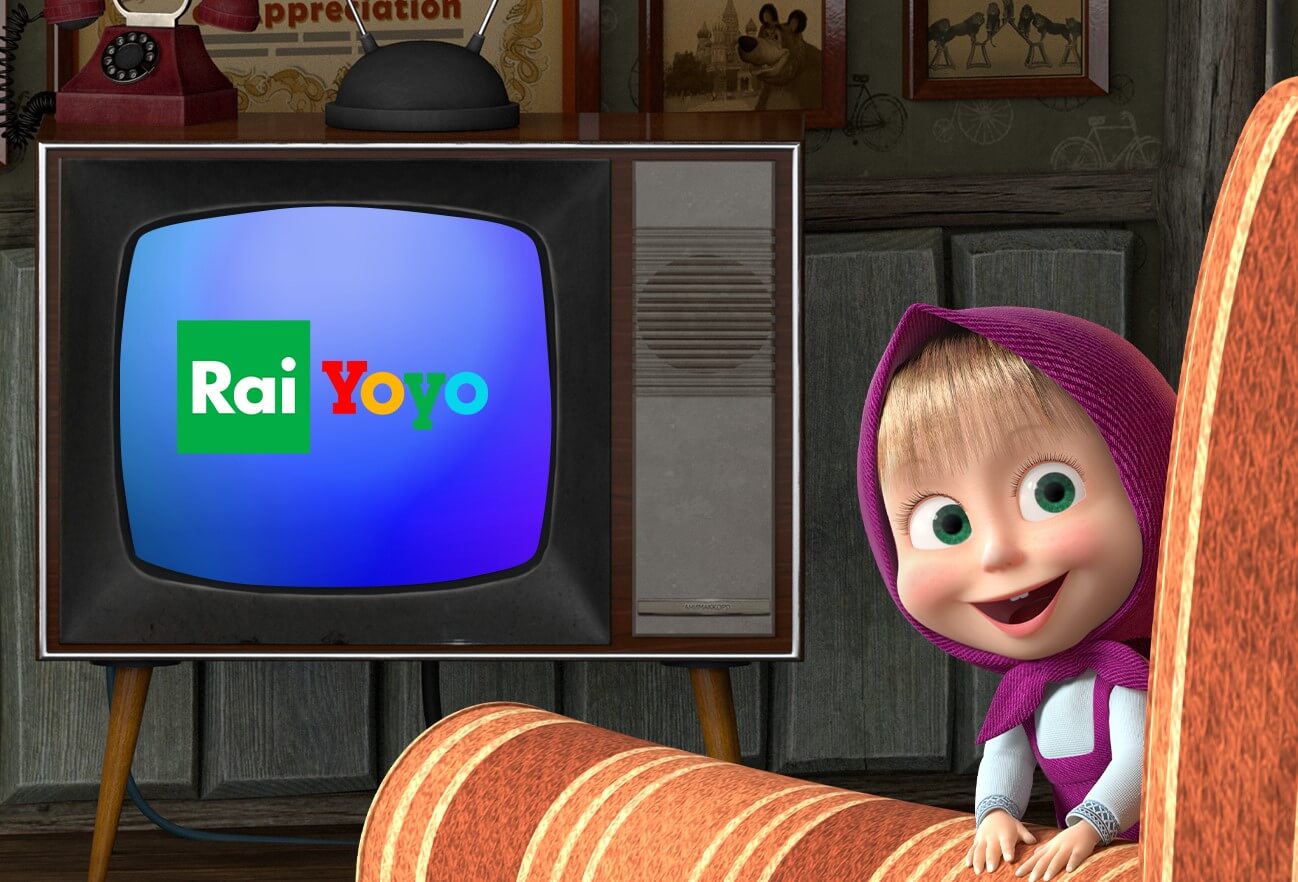 RAI signed the media deal for broadcasting the New Season of Masha and Bear in Italy image