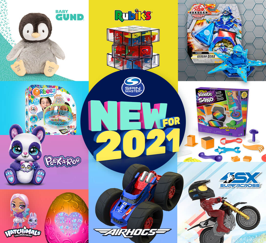 Spin Master Taps Hottest Toy Trends for 2021 Lineup Licensing