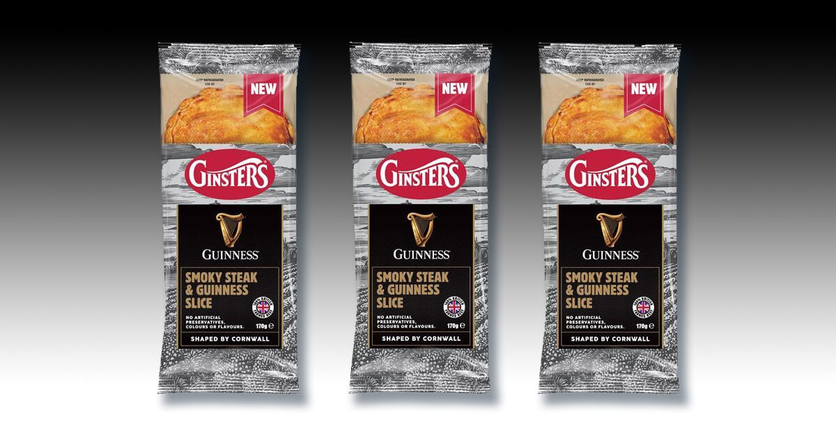 Ginsters and Guinness Collaborate to Reinvigorate Savoury Slices    image