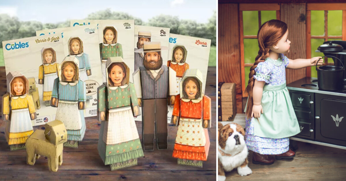 Little house on the prairie clearance paper dolls