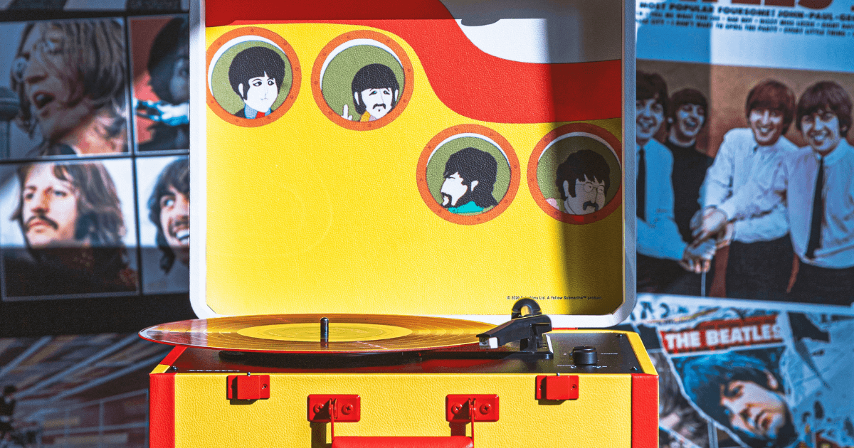 Crosley Radio Unveils Exclusive Record Store Day 2021:  The Beatles Yellow Submarine Portfolio Turntable image