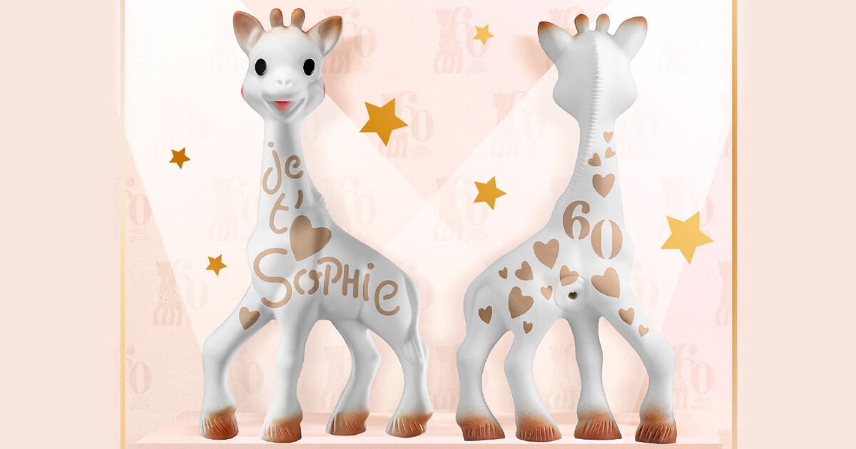 lot sophie et faon - Sophie La Girafe