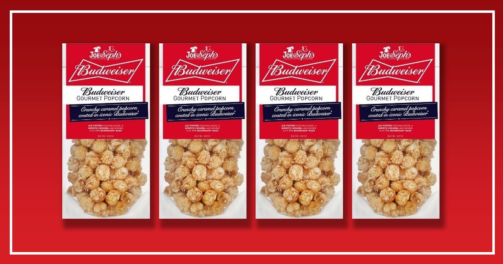 Joe & Steph’s Launches Budweiser Popcorn image