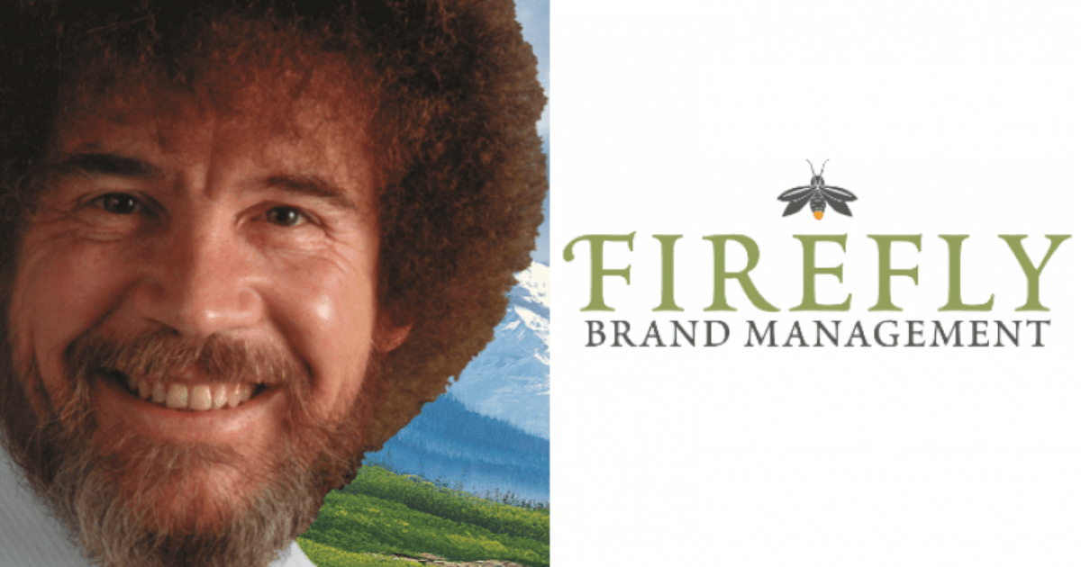 Firefly Brand Management Signs Newest Licensing Deals For The “Bob Ross” Brand, Marking a 100 Partnership Milestone image