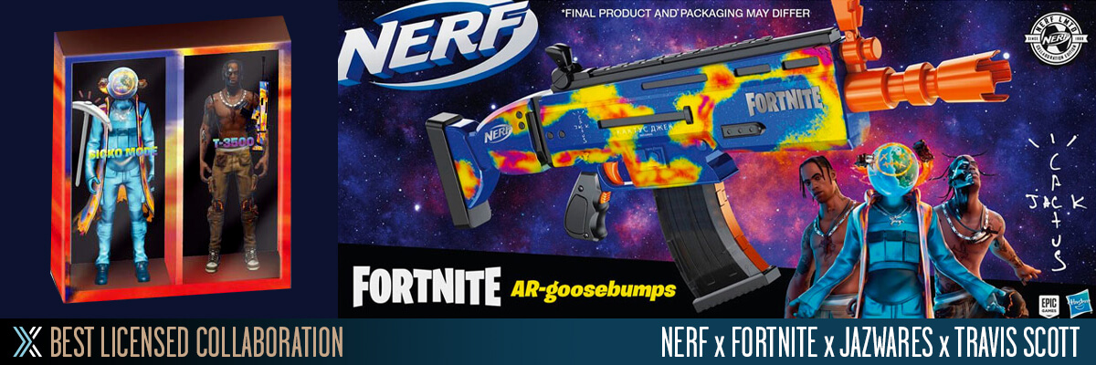 Licensing Excellence Awards Fortnite Nerf Jazwares Travis Scott Collaboration