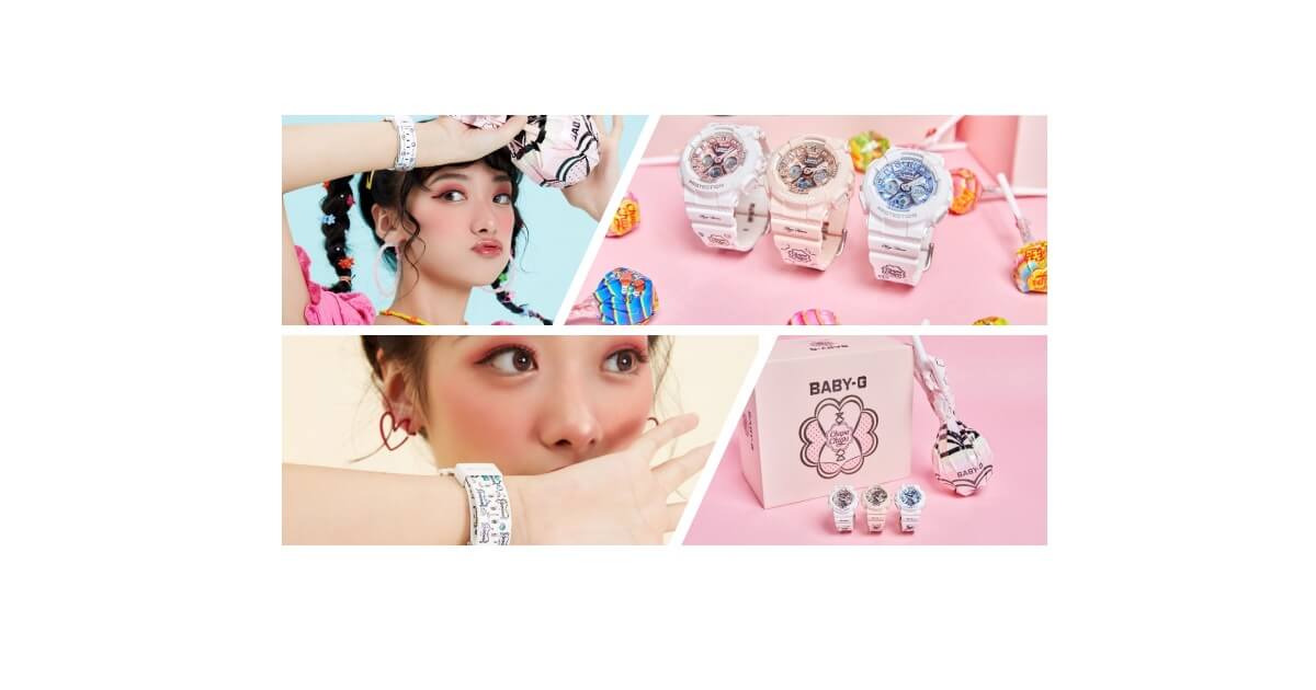 Casio Baby-G and Chupa Chups, classy capsule collection designed by Maya Hansen image