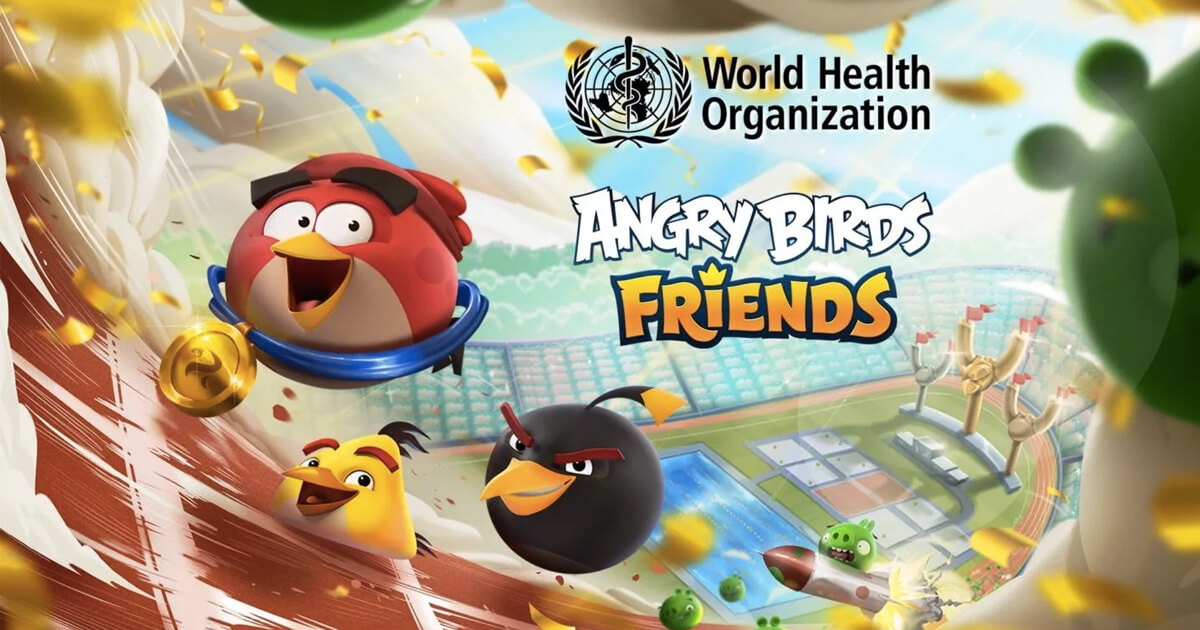 Angry Birds Friends Teams Up With the World Health Organization for a Healthier Future! image