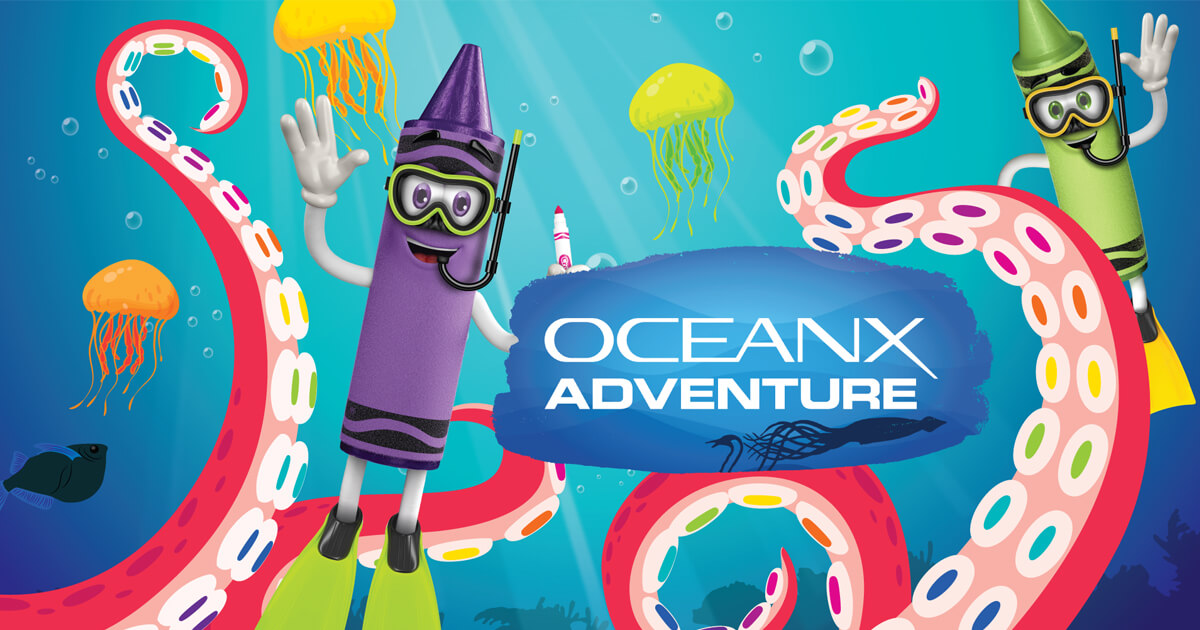 Crayola and OceanX Partner to Educate and Inspire the Next Generation of Ocean Explorers image