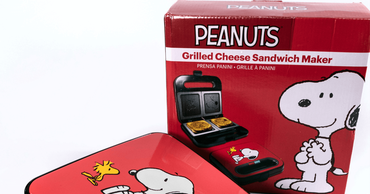 Peanuts Snoopy & Woodstock Square Waffle Maker