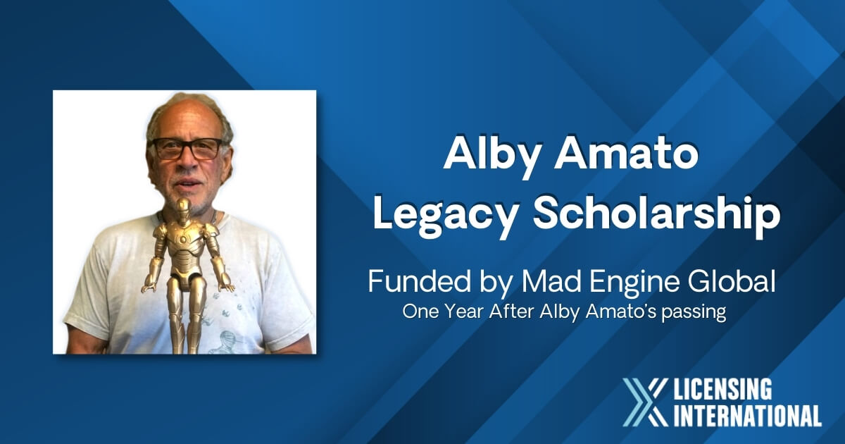 Licensing International Announces the Alby Amato Legacy Scholarship, Funded by Mad Engine Global image
