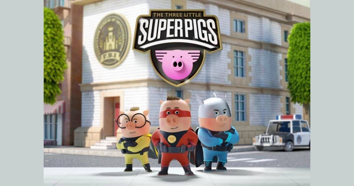 Jez Hall joins The Three Little Superpigs, the new original animated series from Planeta Junior and Fourth Wall image