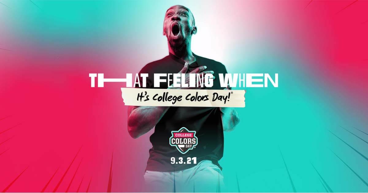 2021 College Colors Day Celebrates That Feeling When It’s College Football Season Again image