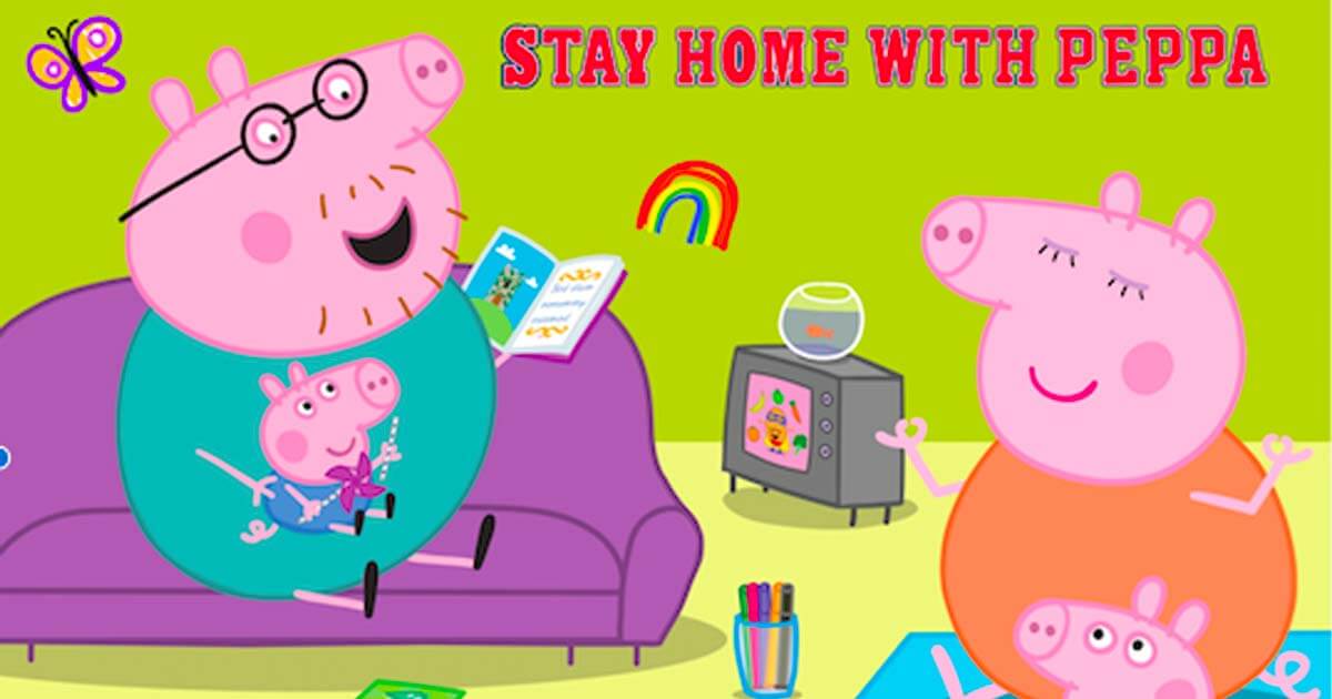 Stay, Play and Learn Away! Peppa Pig's Latest #stayhomewithpeppa Campaign  Brings Fun and Games to Home Education - Licensing International