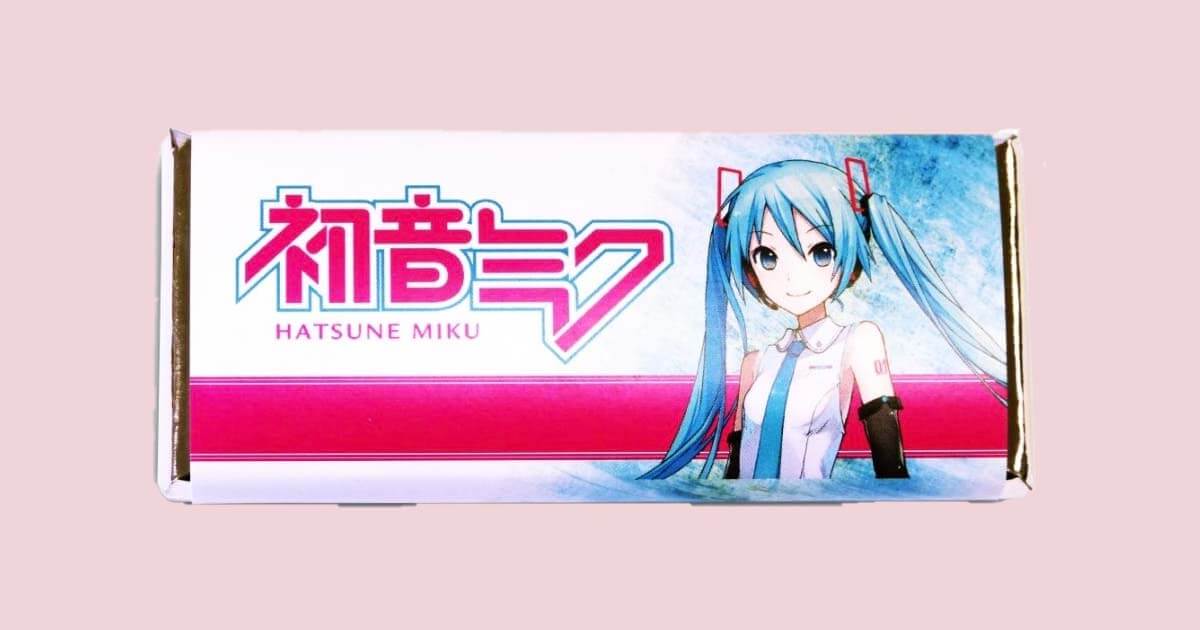 Hatsune Miku Brand Chocolate Bar Launches at HMV image