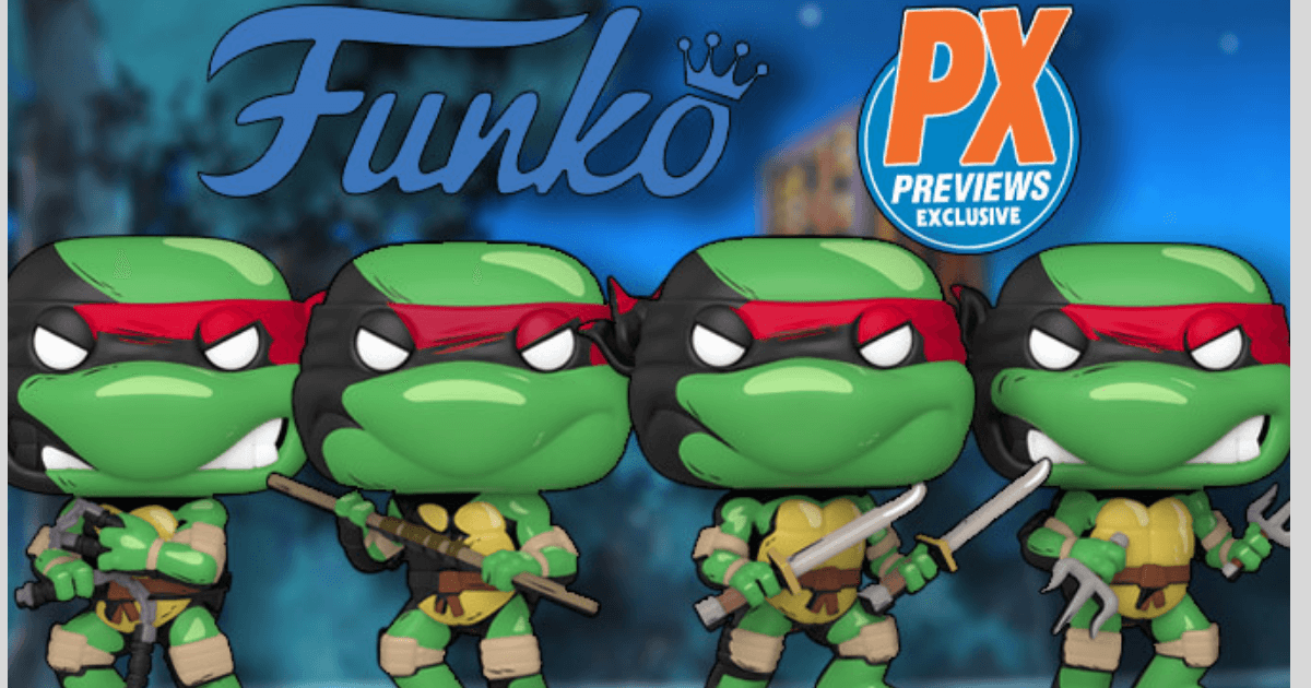 PREVIEWS Exclusive Teenage Mutant Ninja Turtle Funko Pop! Figures Are Headed to Comic Shops image