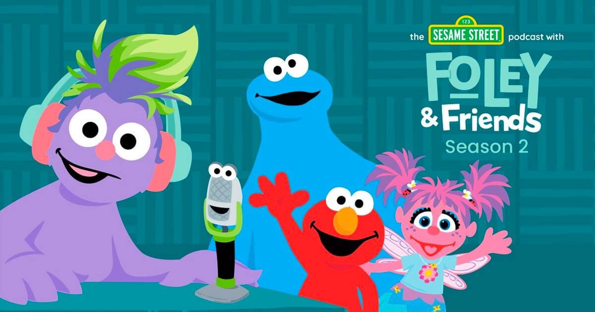 Sesame Workshop and Audible Greenlight Two New Seasons of “The Sesame Street Podcast with Foley and Friends” image