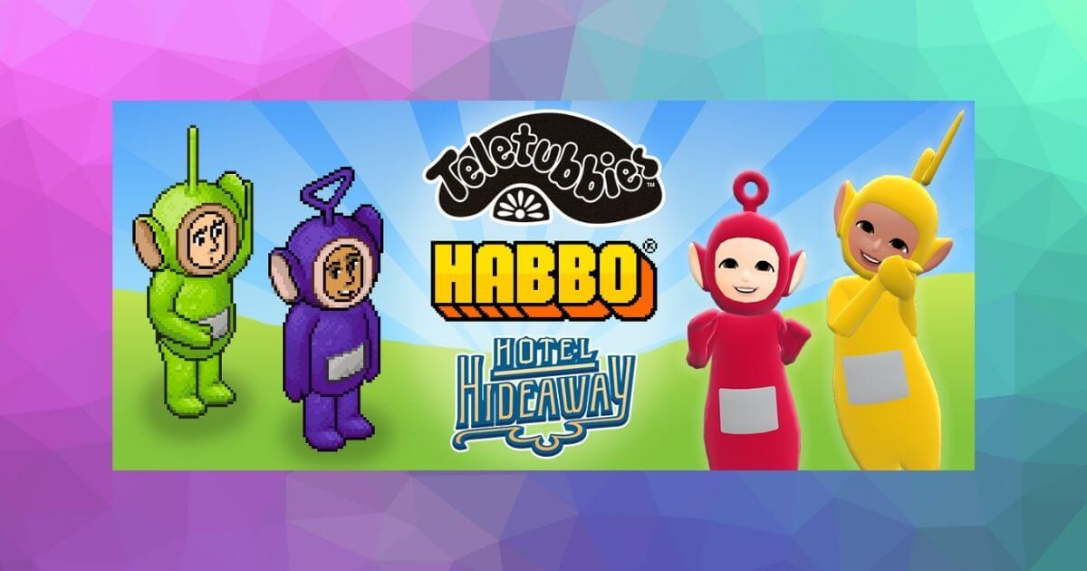 Azerion Welcomes WildBrain’s Teletubbies into the Habbo and Hotel Hideaway Metaverses image