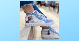 Frozen sneakers