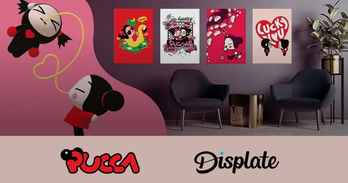 Displate Relies on Pucca for its New Collection of Metal Posters image