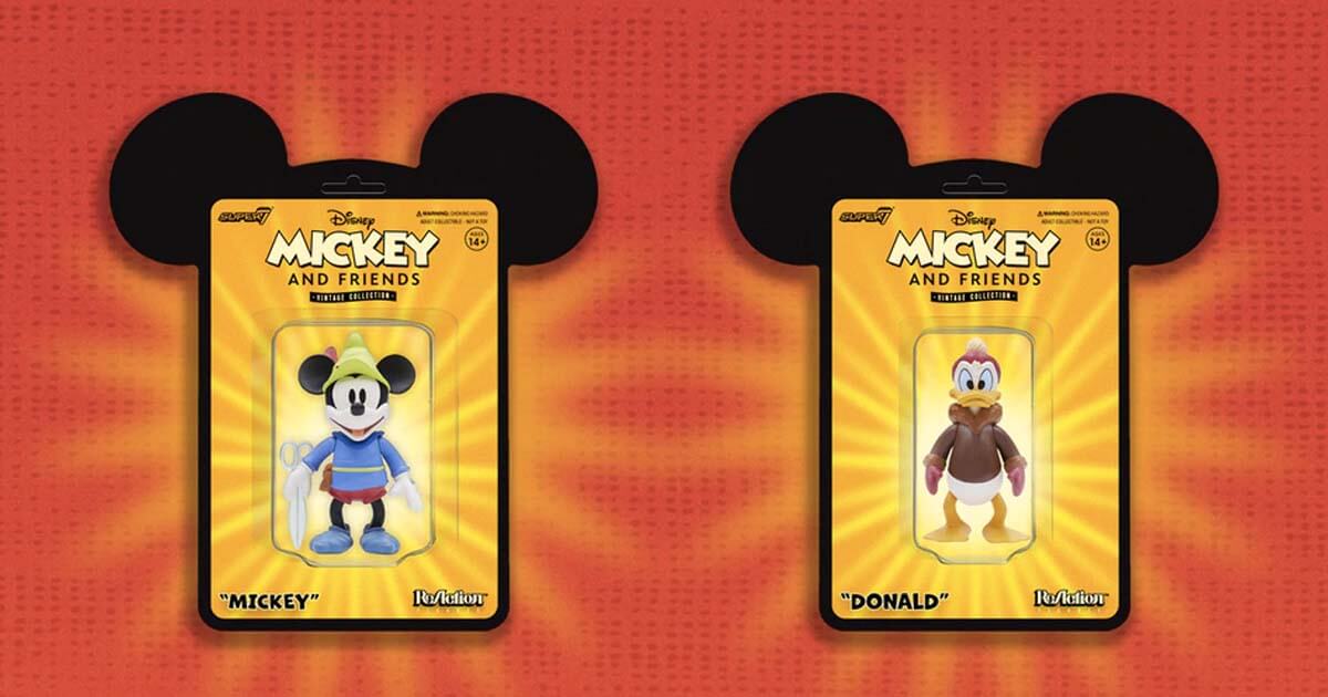 Disney Mickey & Friends Vintage Collection ReAction Figures! image