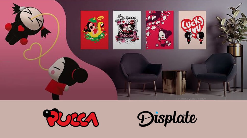 Displate relies on Pucca for its new collection of metal posters image