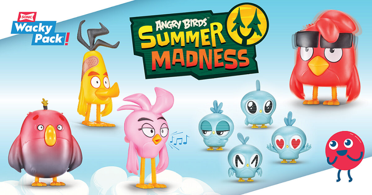 Rovio and SONIC Drive-In Team Up to Bring Angry Birds Summer Madness Toys to Kid’s Meals image
