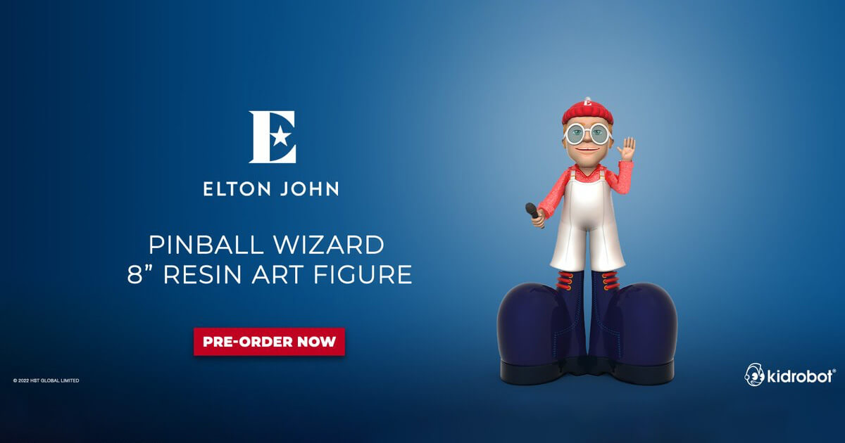 Celebrate the famous “Pinball Wizard” with the Elton John Pinball Wizard 8″ Resin! image