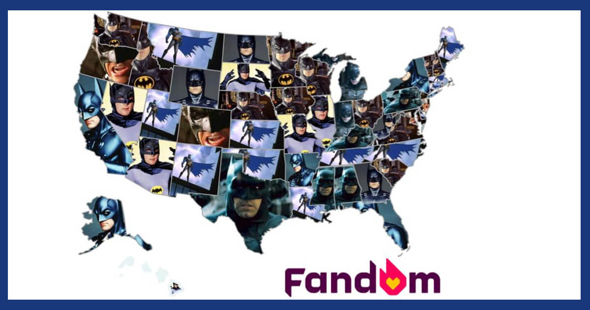 Fandom Reveals Every State’s Top Batman Actor, Bat-Villain and Justice League Hero image