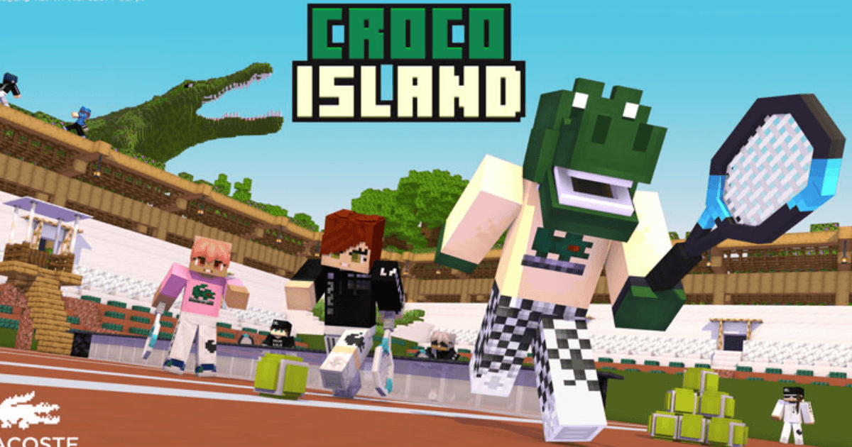 Minecraft x Lacoste Apparel Collection Launching Tomorrow, Croco Island DLC Available Now image