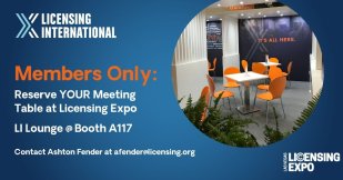 Licensing Expo Reserve Table