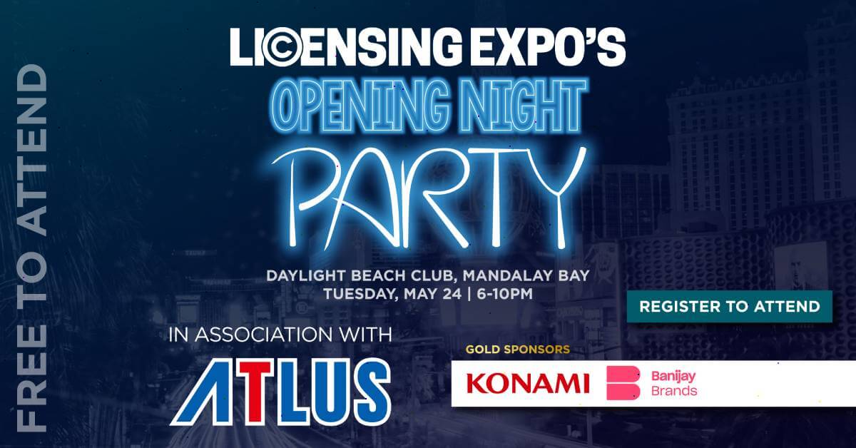 Licensing Expo Celebrates Triumphant In-person Return with Opening Night Party in Association with ATLUS image