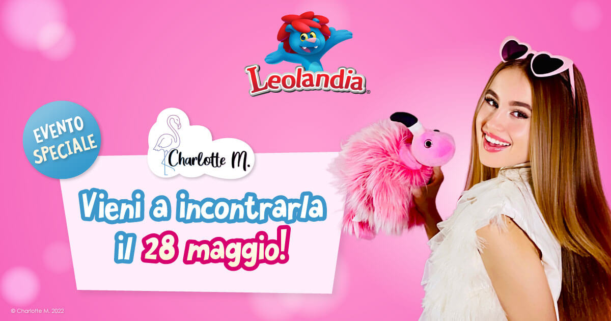 Charlotte M. meets her “flamingo” fans in Leolandia image