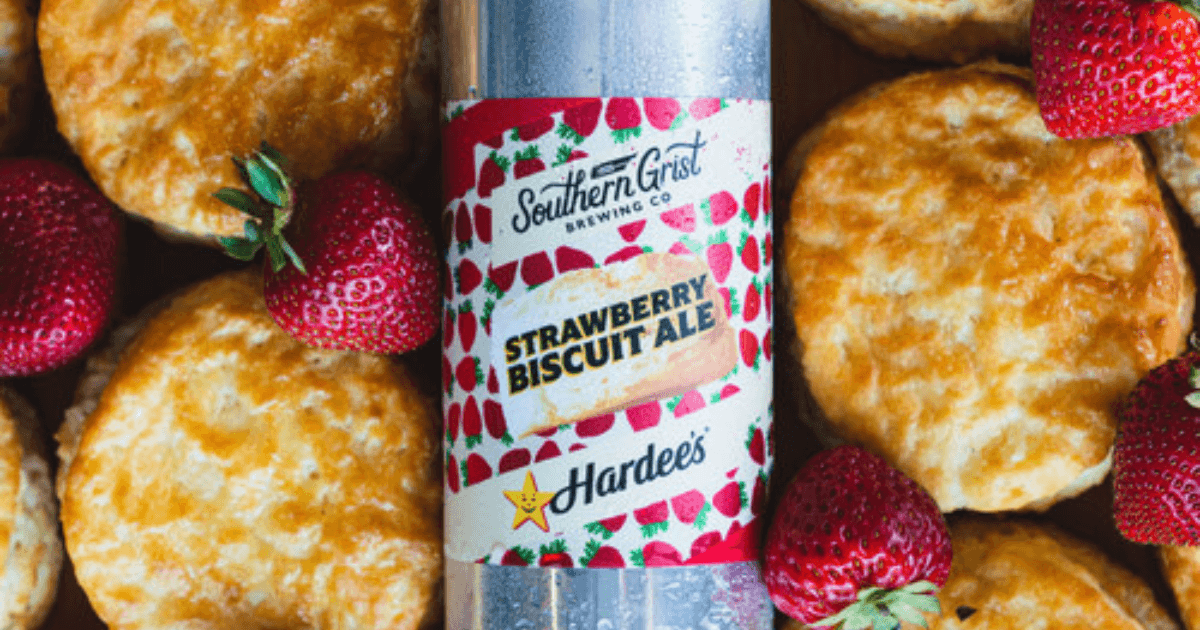 Hardee’s Partners with Southern Grist Brewing To Create Strawberry Biscuit Ale Inspired By Beloved Made from Scratch Biscuits image