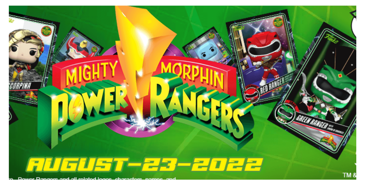 Funko and Hasbro Launch Power Rangers Digital Pop! Series image