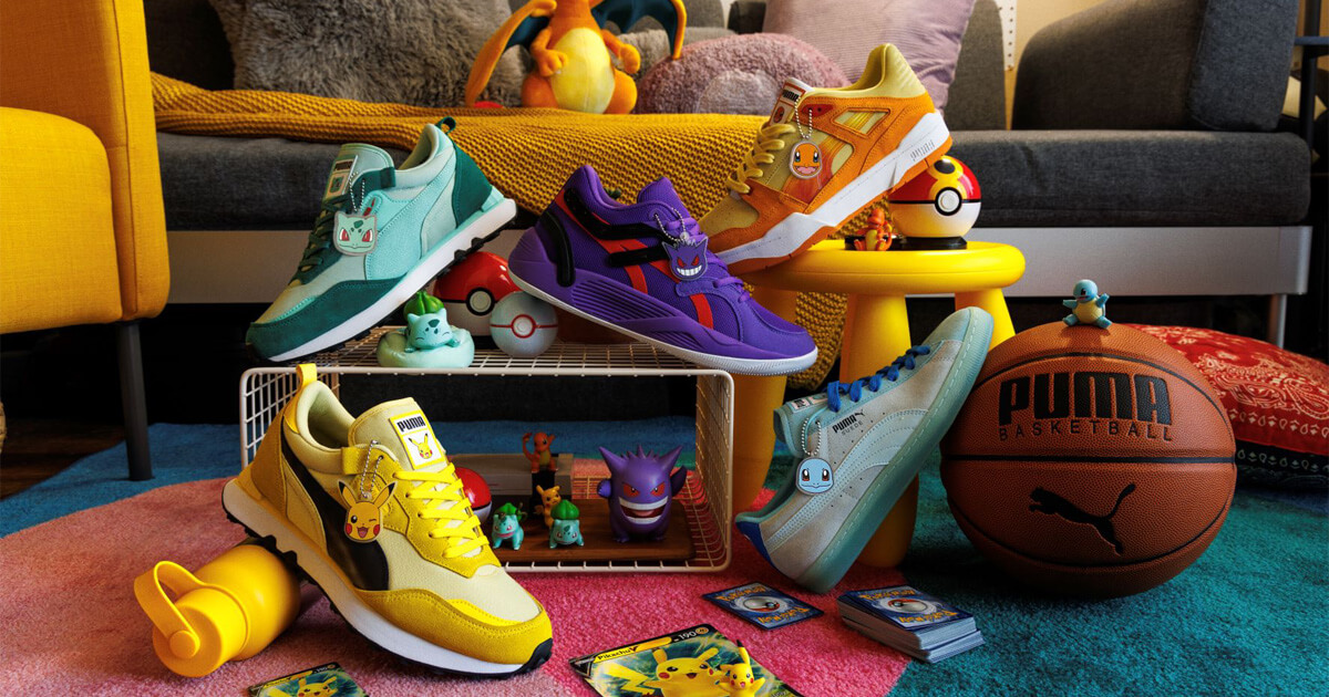 Pokémon, I Choose You! Puma Teams Up With Pokémon For A Special Collection Of Footwear, Apparel, And Accessories image