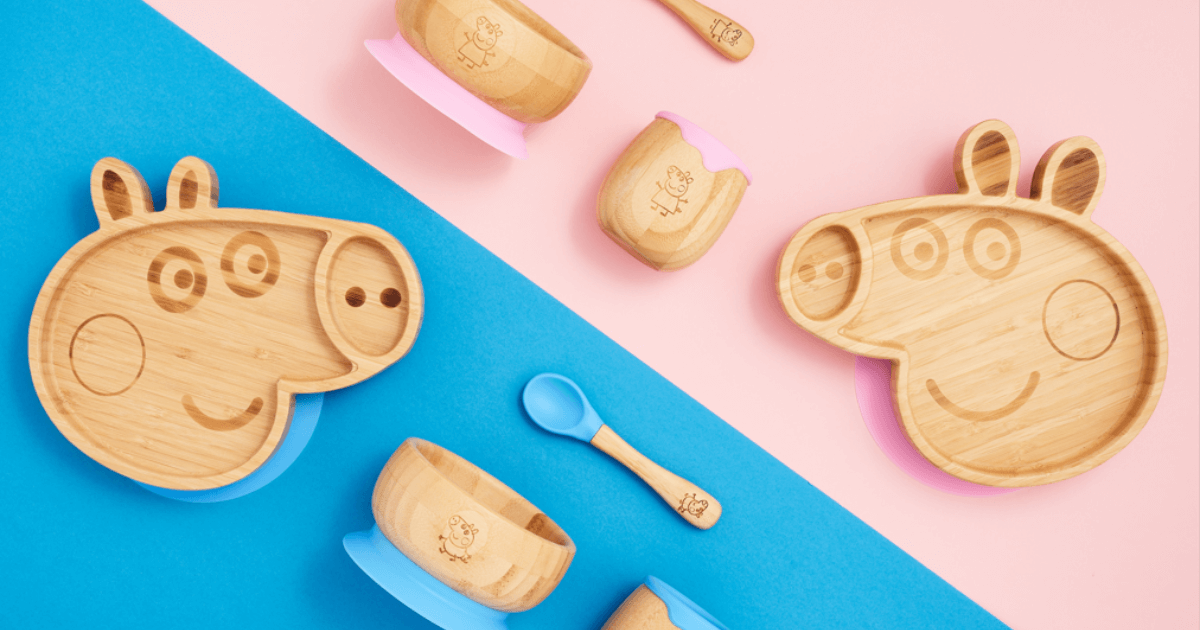 Bamboo Bamboo & Hasbro Team Up for Limited Edition Peppa Pig Tableware Range image